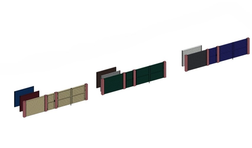 Слэт забор VALKOR